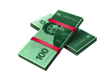 50 coins to money
